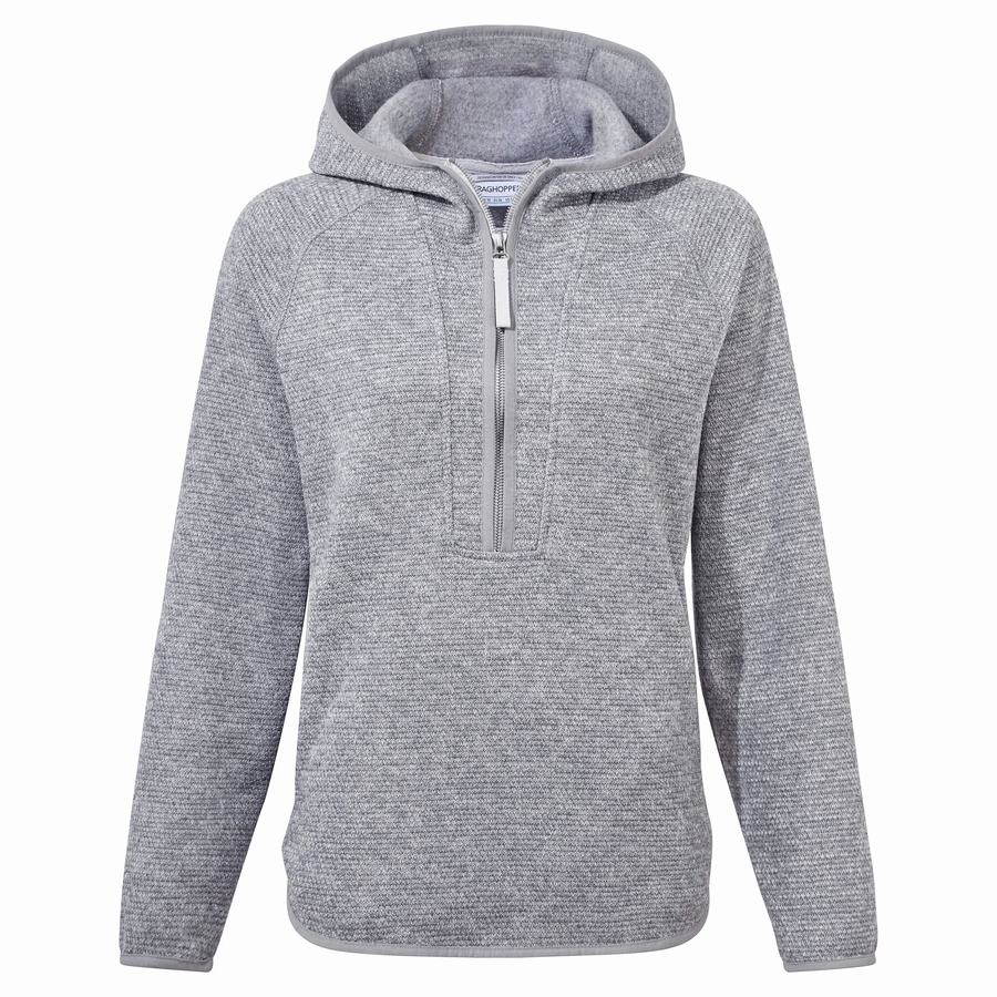 Craghoppers Elena Hupullinen Half Zip Naisten Neulepusero Harmaat | PQX7129GG