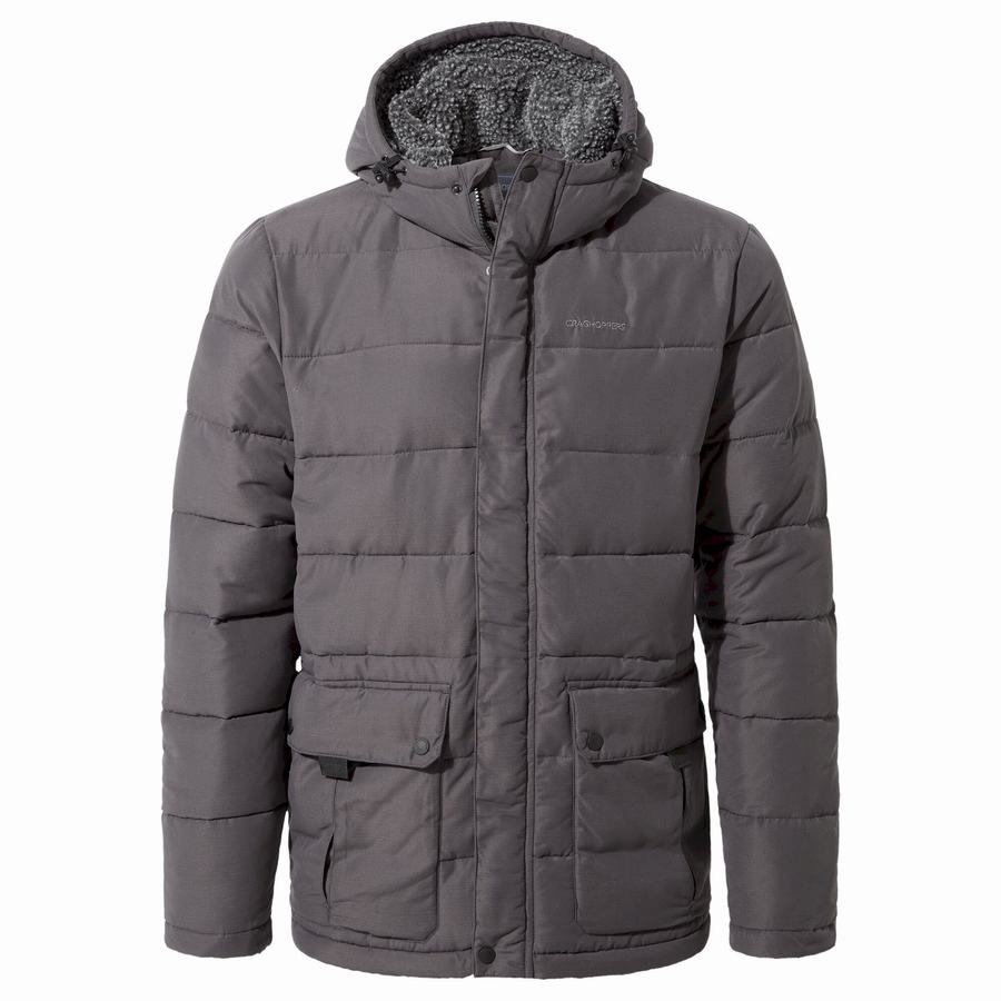 Craghoppers Insulated Trillick Downhike Hupullinen Miesten Takki Harmaat | WLG2098WQ