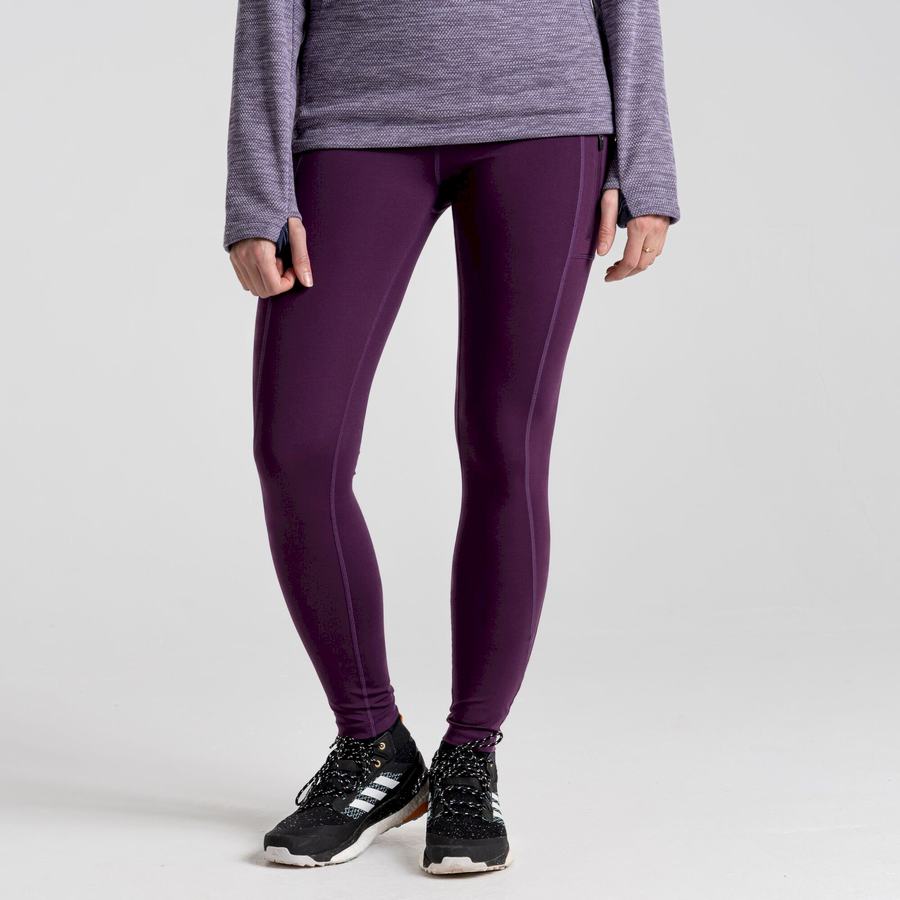 Craghoppers Kiwi Pro Naisten Leggingsit Violetit | BRO4335NP