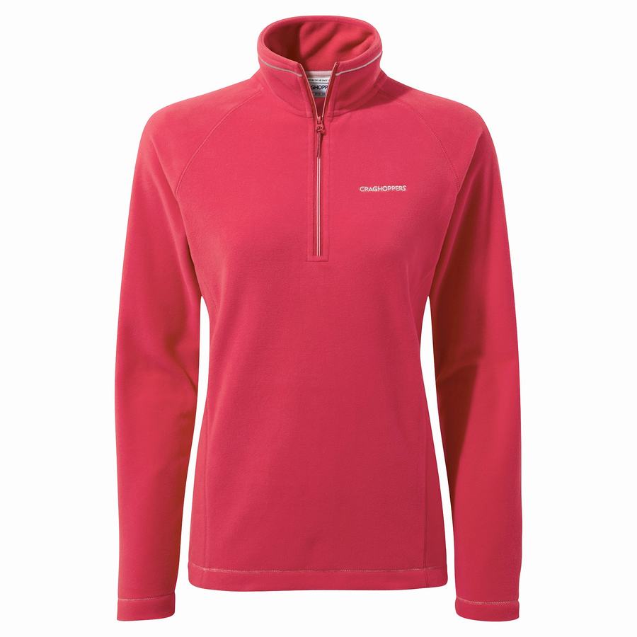 Craghoppers Miska Half Zip Naisten Neulepusero Violetit Kukka | BHW7398RA