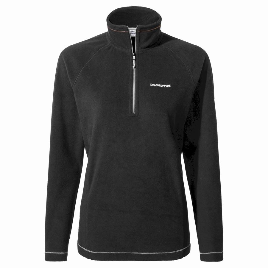 Craghoppers Miska Half Zip Naisten Neulepusero Mustat | WFJ2070VX