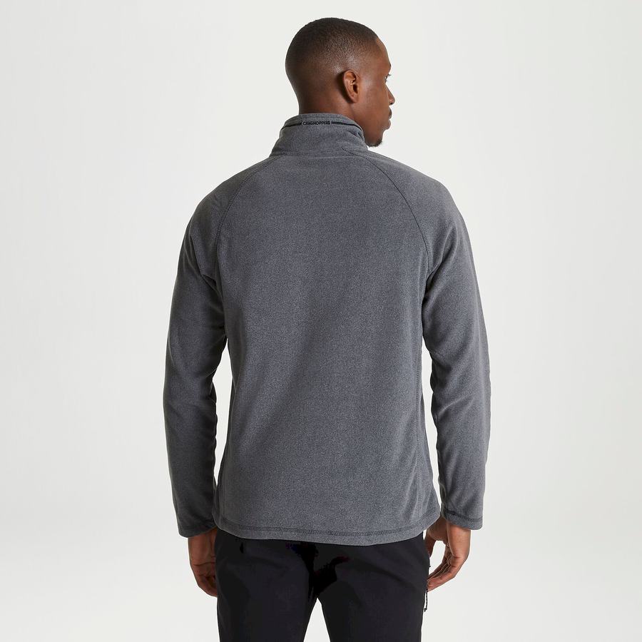 Craghoppers Corey Half Zip Miesten Neulepusero Mustat | DFP6217DY