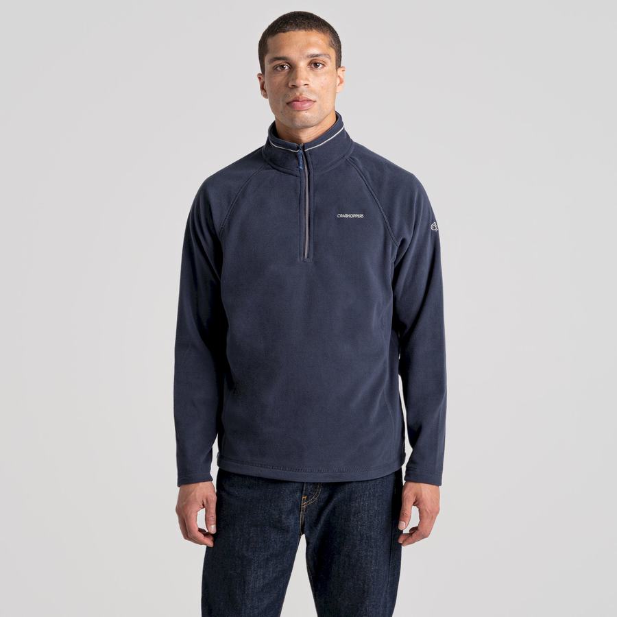 Craghoppers Corey Half Zip Miesten Neulepusero Laivastonsininen Sininen | JZK3878FH