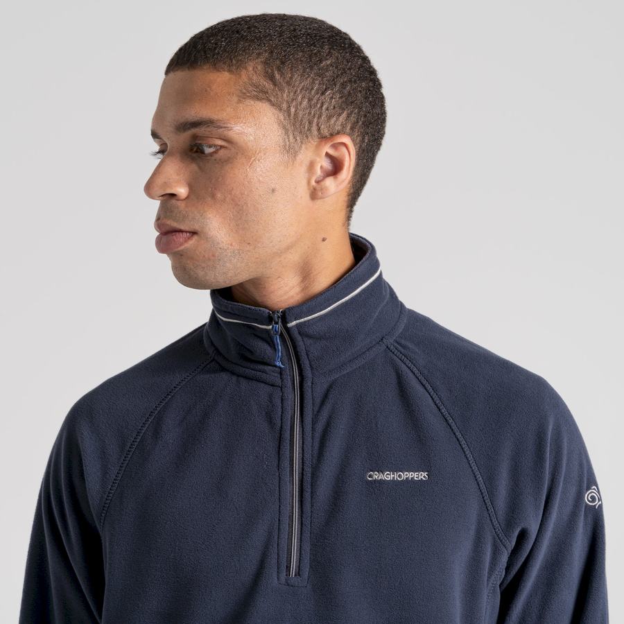 Craghoppers Corey Half Zip Miesten Neulepusero Laivastonsininen Sininen | JZK3878FH