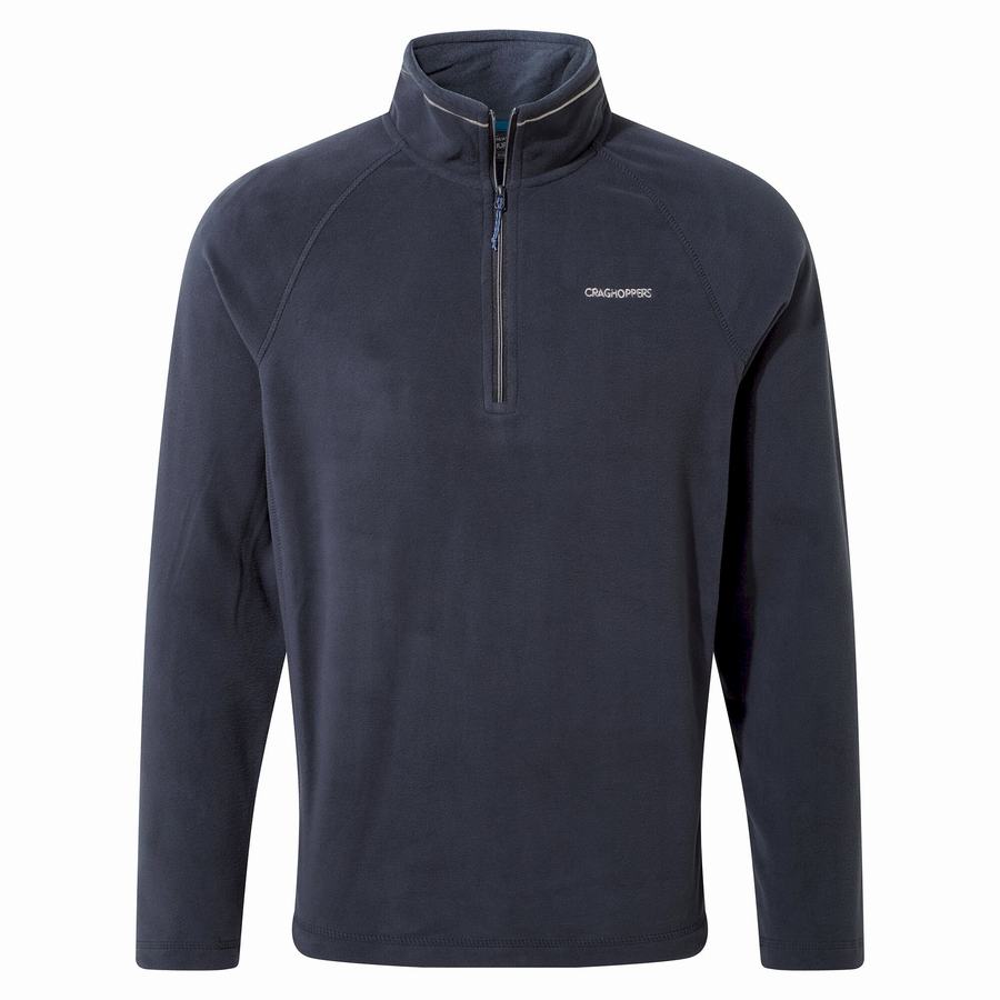 Craghoppers Corey Half Zip Miesten Neulepusero Laivastonsininen Sininen | JZK3878FH