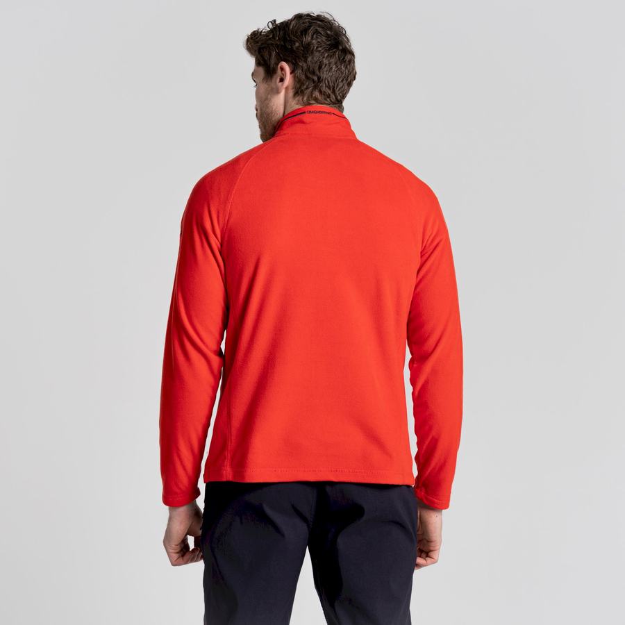 Craghoppers Corey Half Zip Miesten Neulepusero Punainen | LDJ5314IO