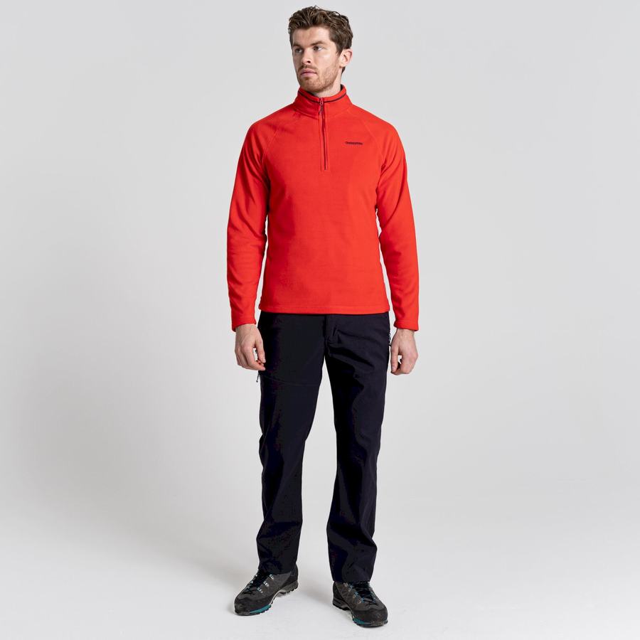 Craghoppers Corey Half Zip Miesten Neulepusero Punainen | LDJ5314IO