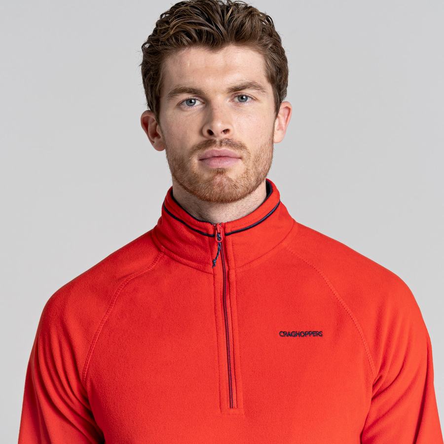 Craghoppers Corey Half Zip Miesten Neulepusero Punainen | LDJ5314IO