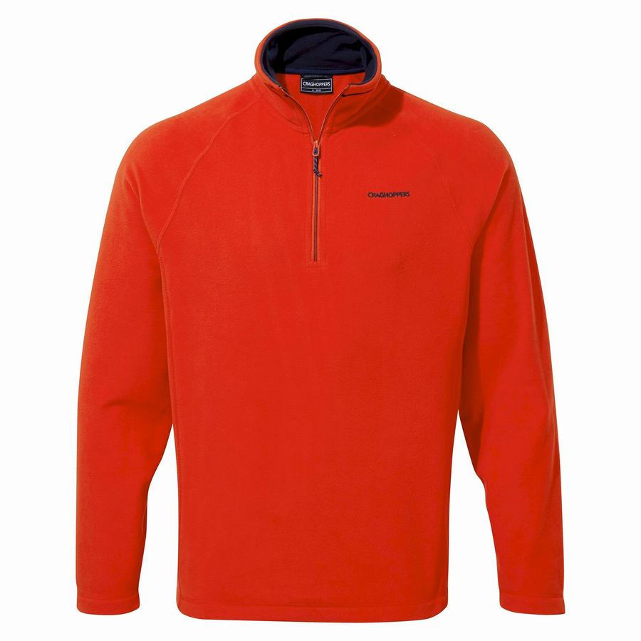 Craghoppers Corey Half Zip Miesten Neulepusero Punainen | LDJ5314IO