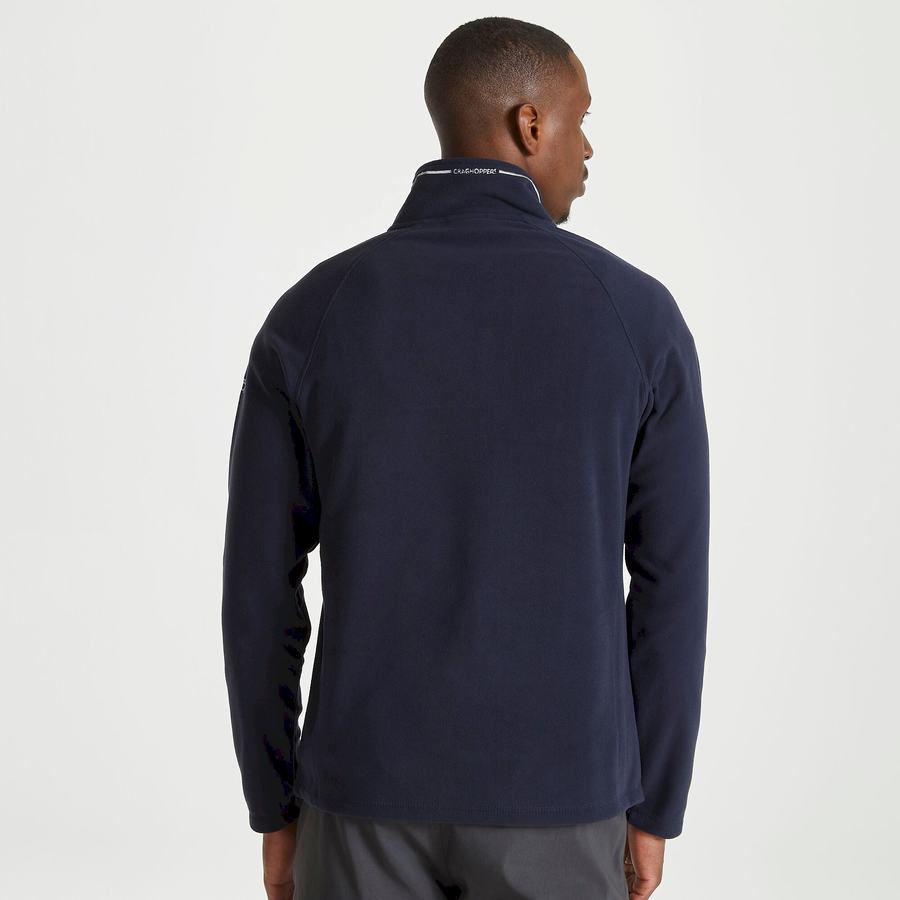 Craghoppers Corey Half Zip Miesten Neulepusero Laivastonsininen | QQV9736TS