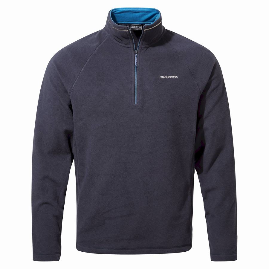 Craghoppers Corey Half Zip Miesten Neulepusero Laivastonsininen | QQV9736TS