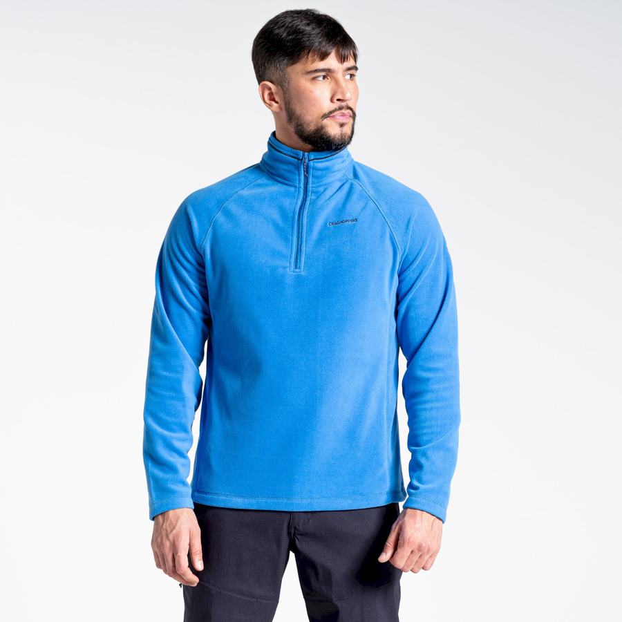 Craghoppers Corey Half Zip Miesten Neulepusero Sininen | YOM6542YK