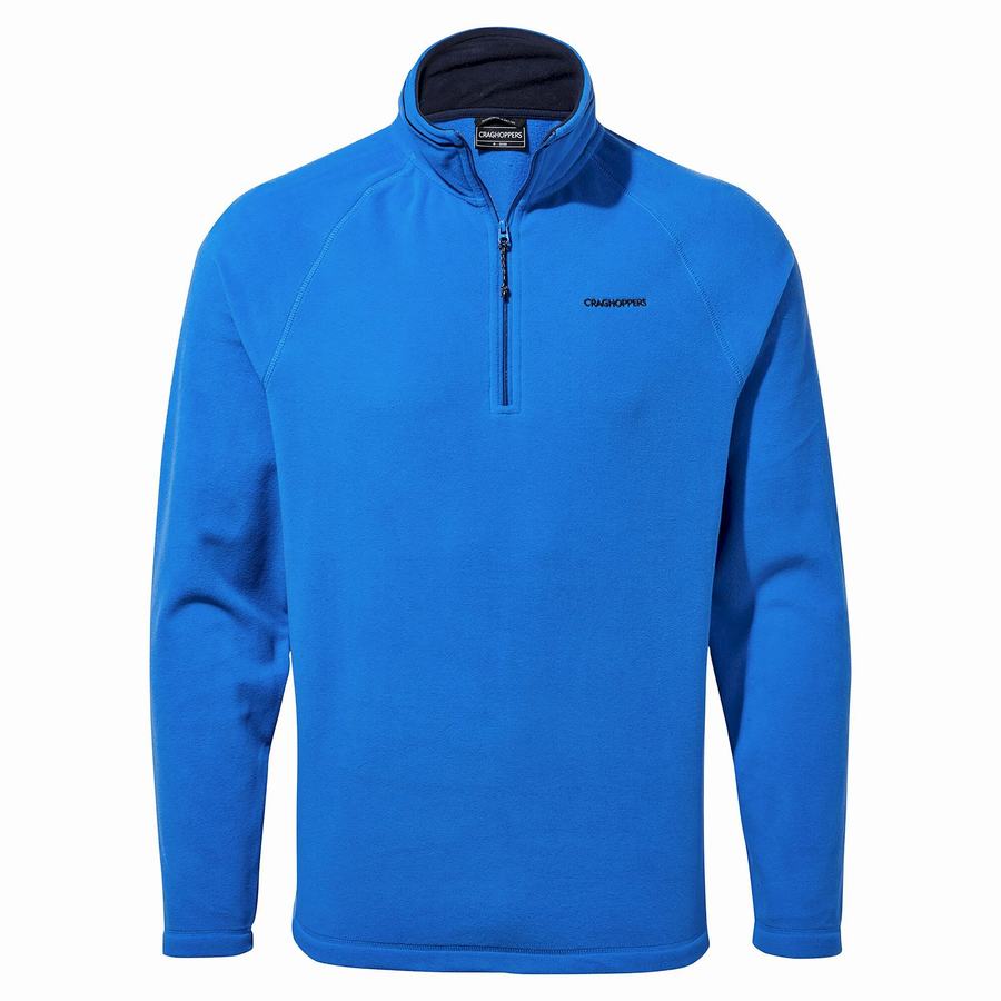 Craghoppers Corey Half Zip Miesten Neulepusero Sininen | YOM6542YK