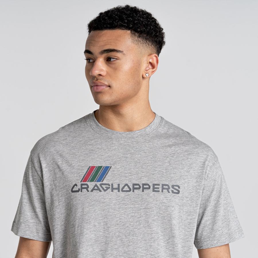 Craghoppers Crosby Lyhyt Sleeved Miesten T-paidat Harmaat | VZP6634NY