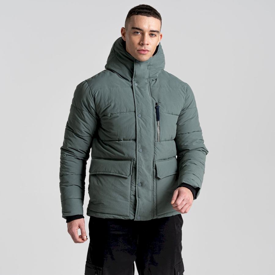 Craghoppers Dunbeath Insulated Hupullinen Miesten Takki Vihreä | BYE5838CG