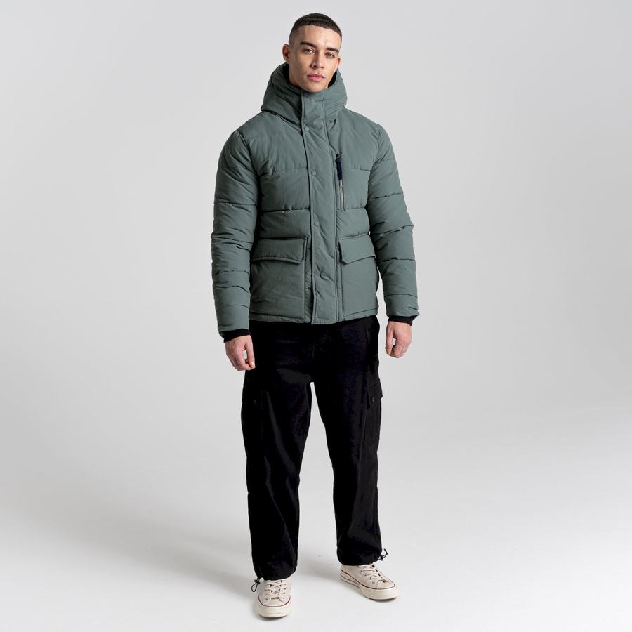 Craghoppers Dunbeath Insulated Hupullinen Miesten Takki Vihreä | BYE5838CG