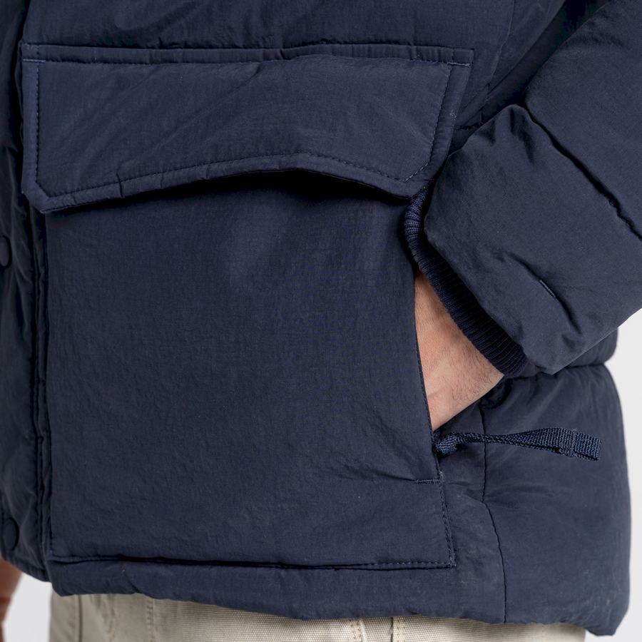 Craghoppers Dunbeath Insulated Hupullinen Miesten Takki Sininen Laivastonsininen | ILS9755NC