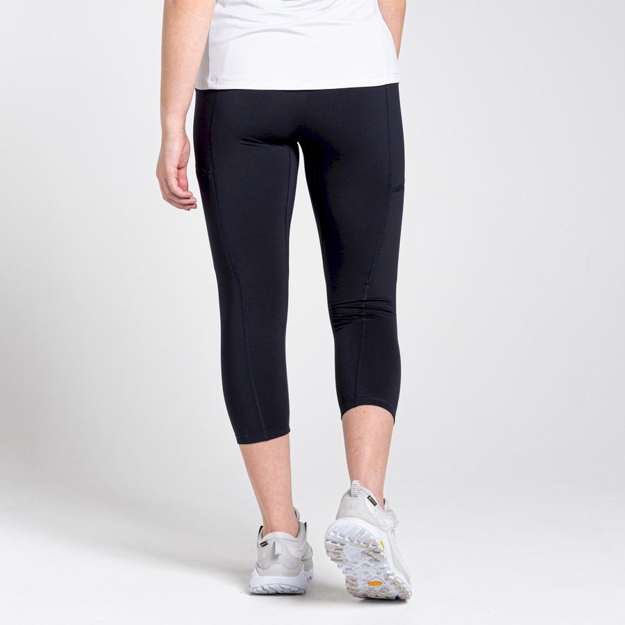 Craghoppers Dynamic Cropped Naisten Leggingsit Laivastonsininen | QCZ6880AR