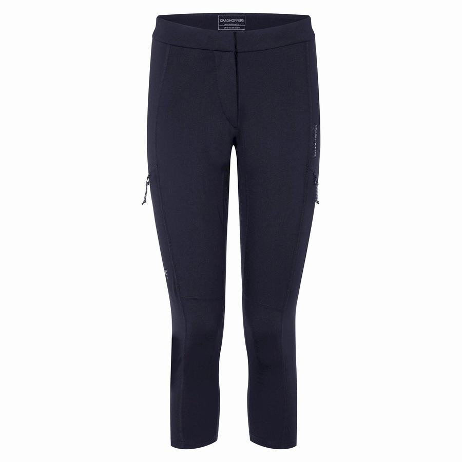 Craghoppers Dynamic Cropped Naisten Leggingsit Laivastonsininen | QCZ6880AR