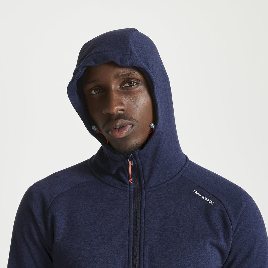 Craghoppers Dynamic Hupullinen Half Zip Miesten T-paidat Sininen Laivastonsininen | EUG7593WV