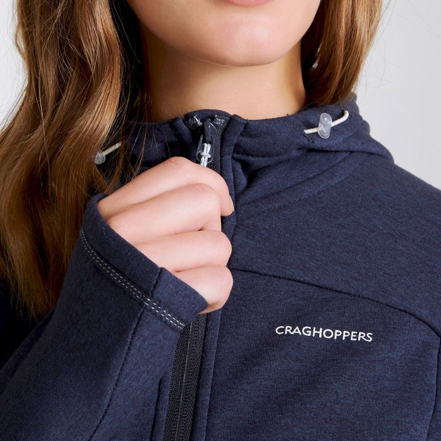 Craghoppers Dynamic Hupullinen Half Zip Naisten T-paidat Sininen Laivastonsininen | MDN2592EL