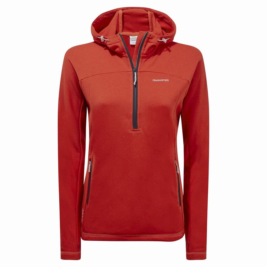 Craghoppers Dynamic Hupullinen Half Zip Top Naisten T-paidat Oranssi | PIH5093DC