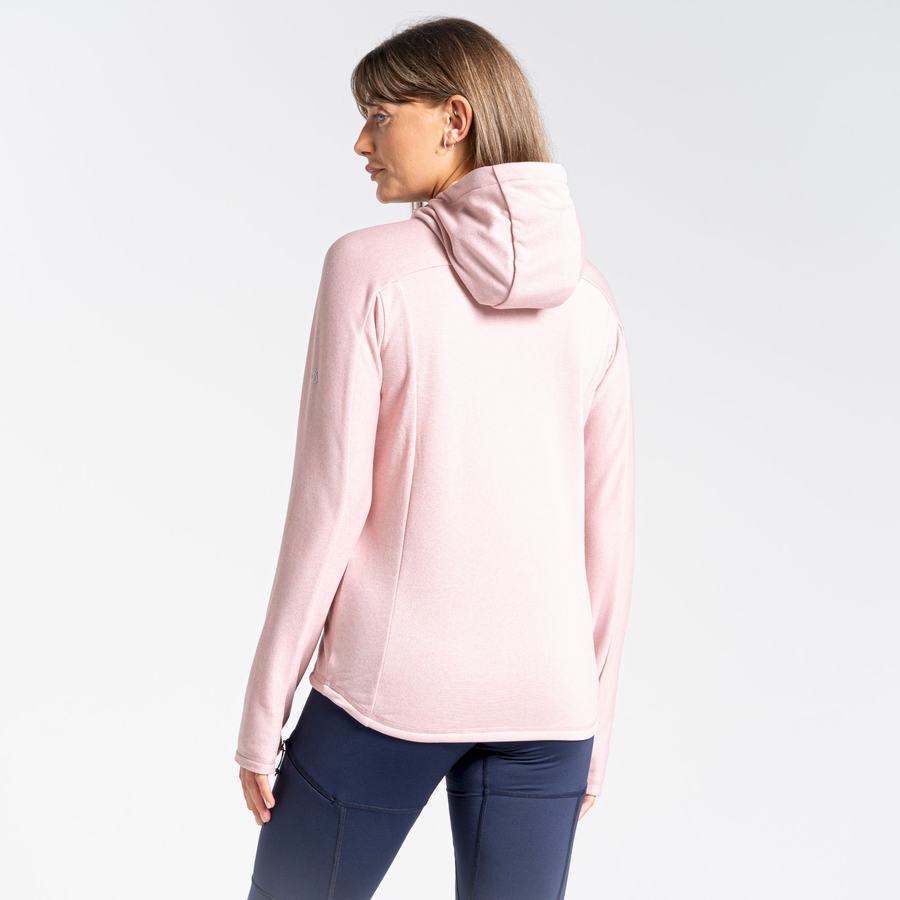 Craghoppers Dynamic Hupullinen Half Zip Top Naisten T-paidat Pinkki | PXQ2884BP