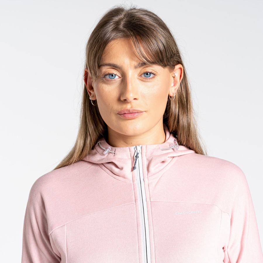 Craghoppers Dynamic Hupullinen Half Zip Top Naisten T-paidat Pinkki | PXQ2884BP