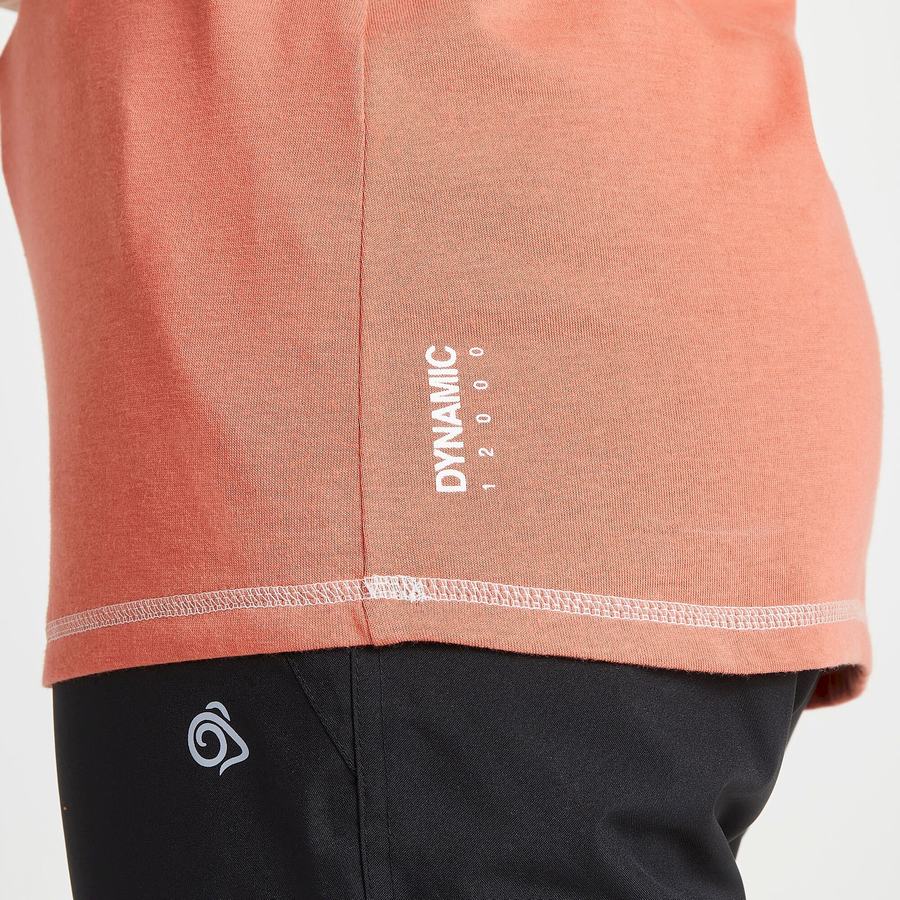 Craghoppers Dynamic Lyhyt Sleeved Warm Ginger Naisten T-paidat Oranssi | NZI4052FF