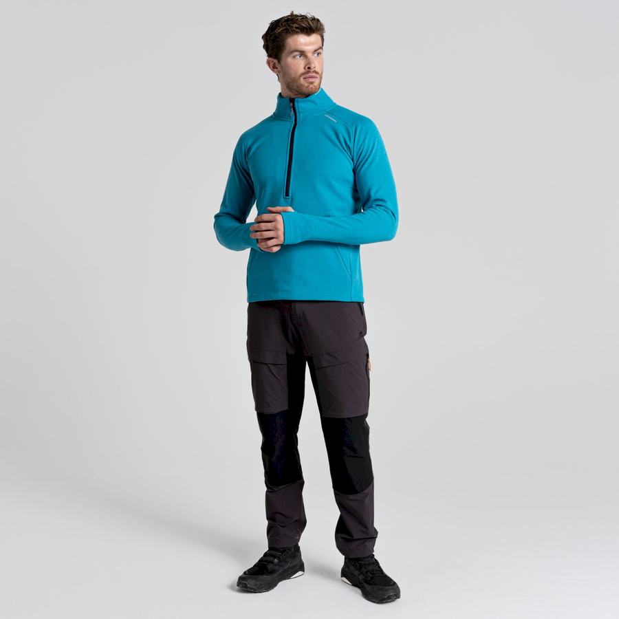 Craghoppers Dynamic Pro Half Zip Miesten Neulepusero Sininen | TGI6069RZ