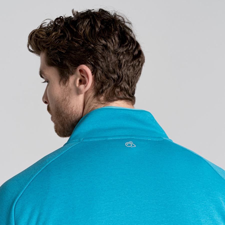 Craghoppers Dynamic Pro Half Zip Miesten Neulepusero Sininen | TGI6069RZ