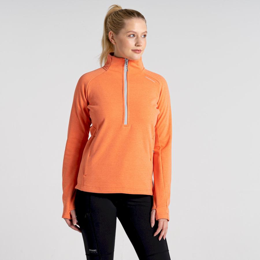 Craghoppers Dynamic Pro Half Zip Naisten Neulepusero Koralli | NVH5761DS