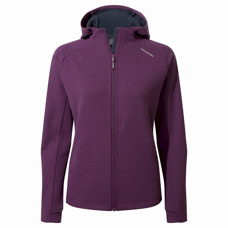 Craghoppers Dynamic Pro Hupullinen Naisten Neulepusero Syvä Violetit | CGR5879TM