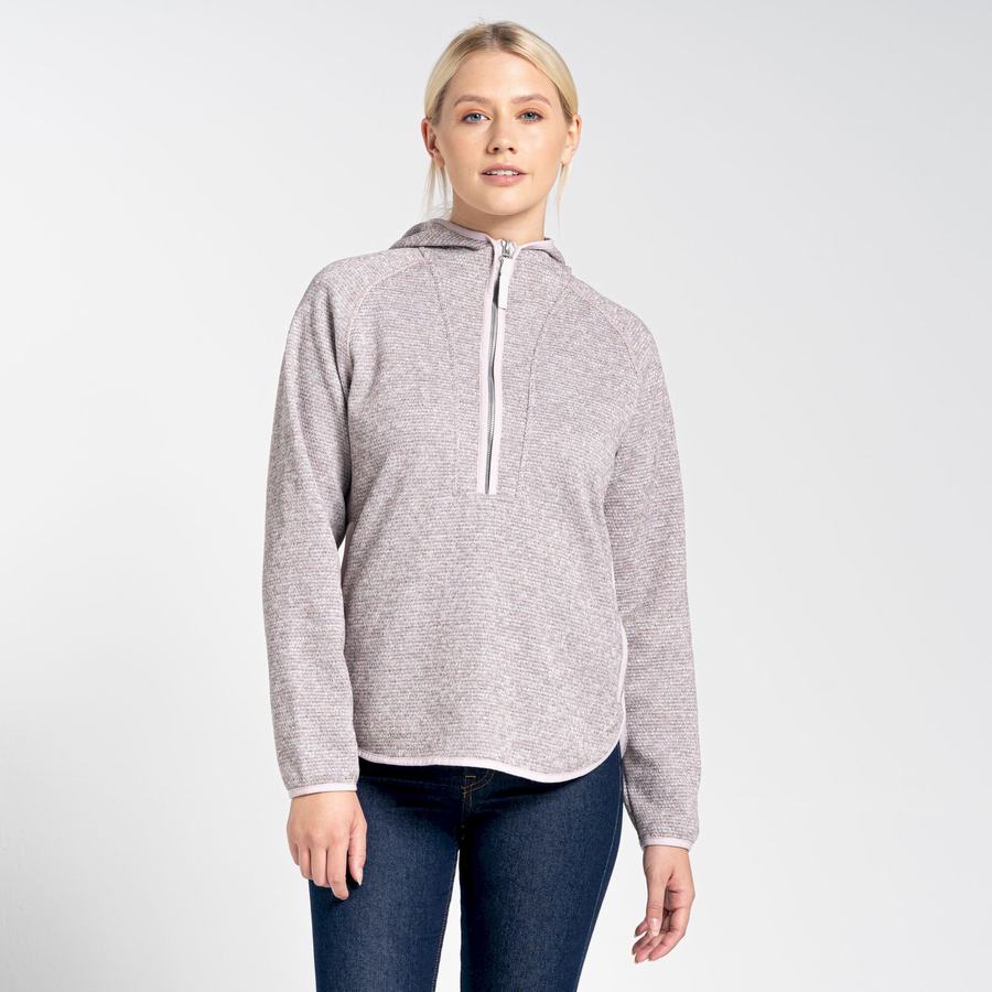 Craghoppers Elena Hupullinen Half Zip Naisten Neulepusero Pinkki | PCZ8740JD