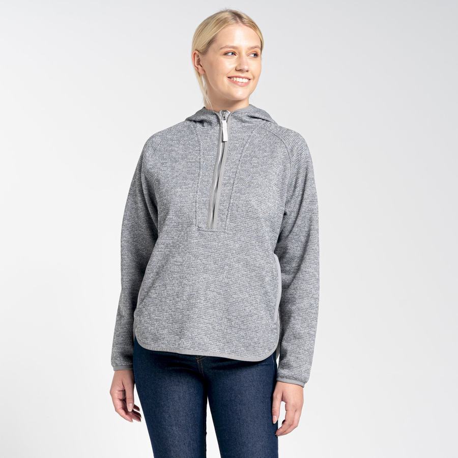 Craghoppers Elena Hupullinen Half Zip Naisten Neulepusero Harmaat | PQX7129GG