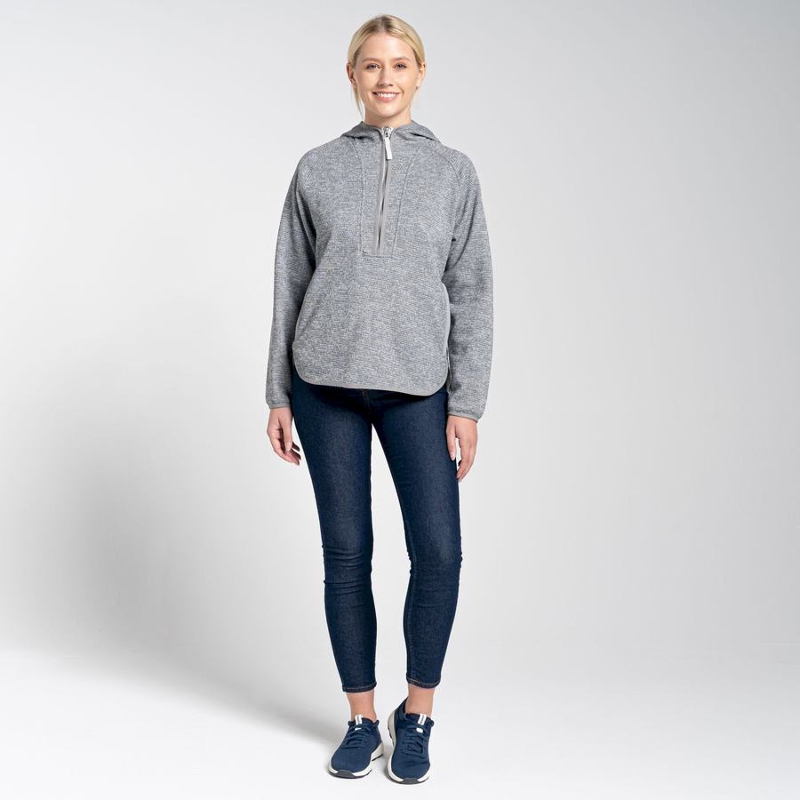 Craghoppers Elena Hupullinen Half Zip Naisten Neulepusero Harmaat | PQX7129GG