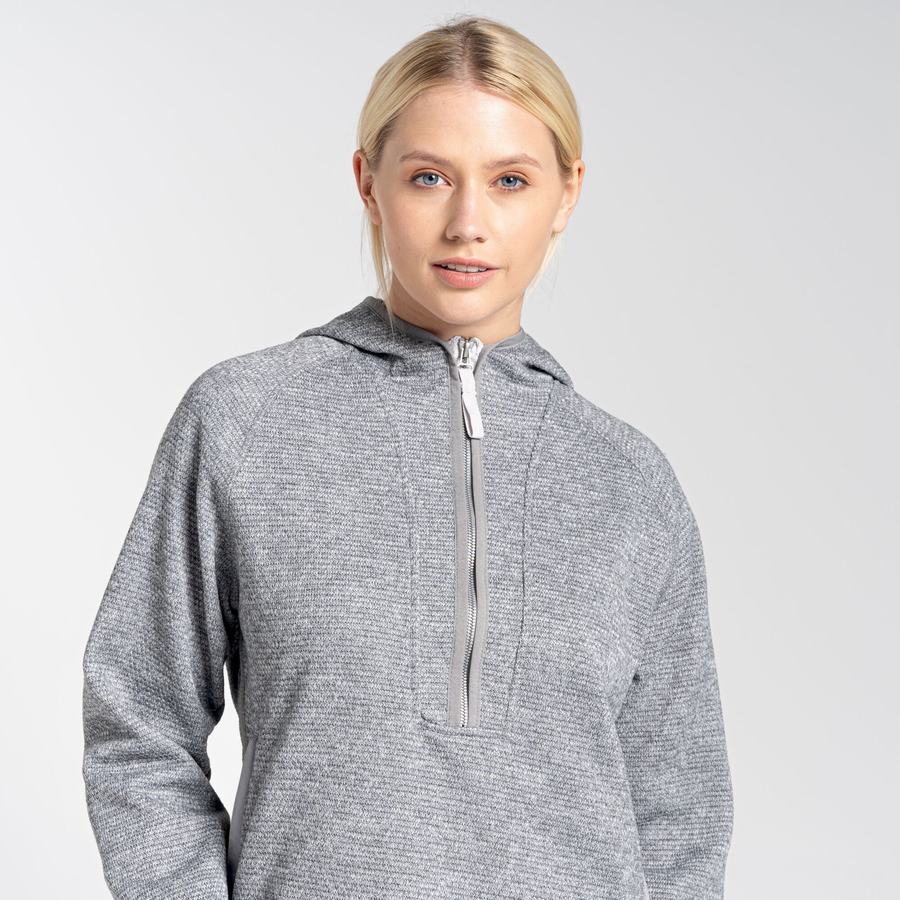 Craghoppers Elena Hupullinen Half Zip Naisten Neulepusero Harmaat | PQX7129GG