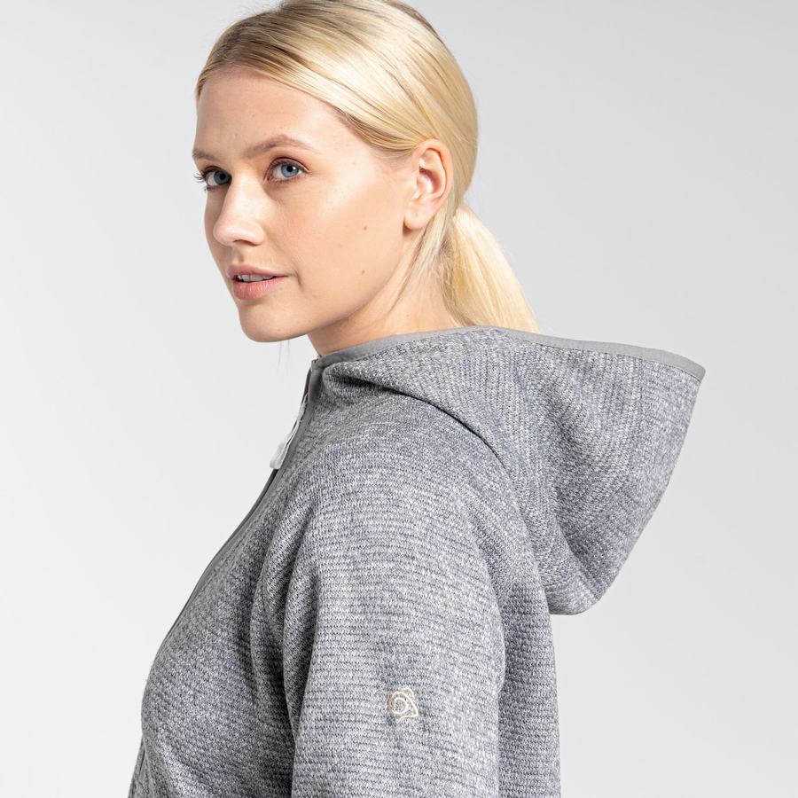 Craghoppers Elena Hupullinen Half Zip Naisten Neulepusero Harmaat | PQX7129GG