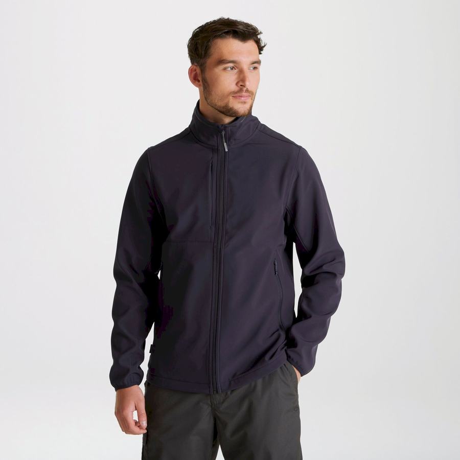 Craghoppers Expert Basecamp Softshell Miesten Takki Laivastonsininen | FOT644RY