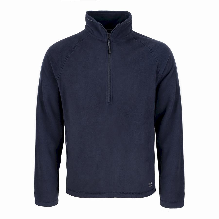 Craghoppers Expert Corey 200 Half Zip Miesten Neulepusero Laivastonsininen | QZY7922RF