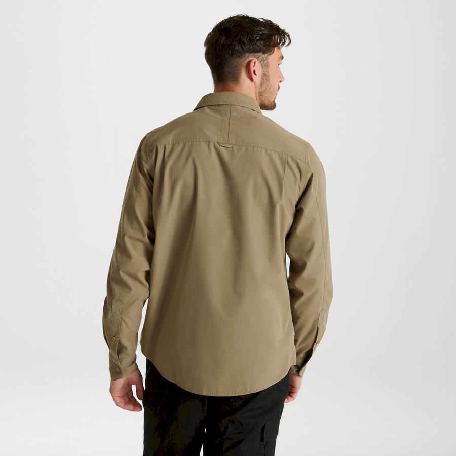 Craghoppers Expert Kiwi Long Sleeved Miesten Paidat Vihreä | KNY681ES