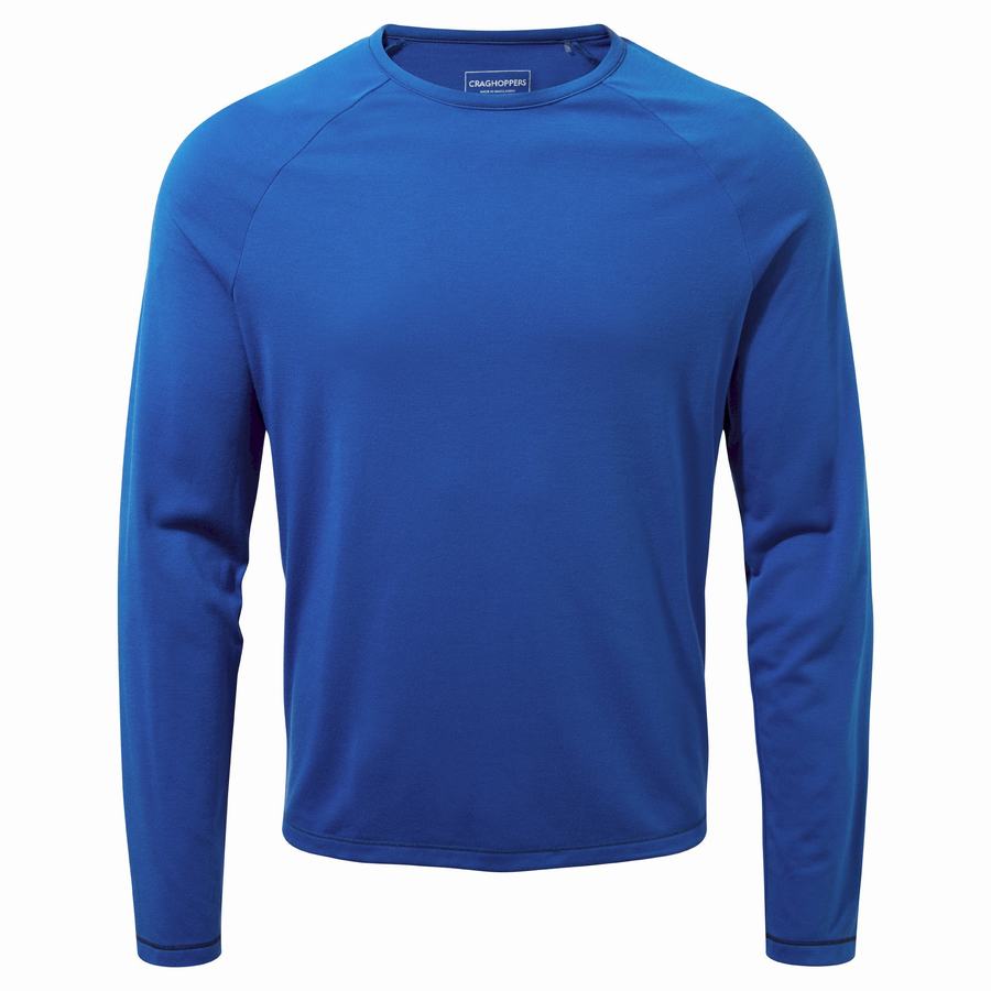 Craghoppers First Layer Long-Sleeved Miesten T-paidat Sininen | BLI7683KR