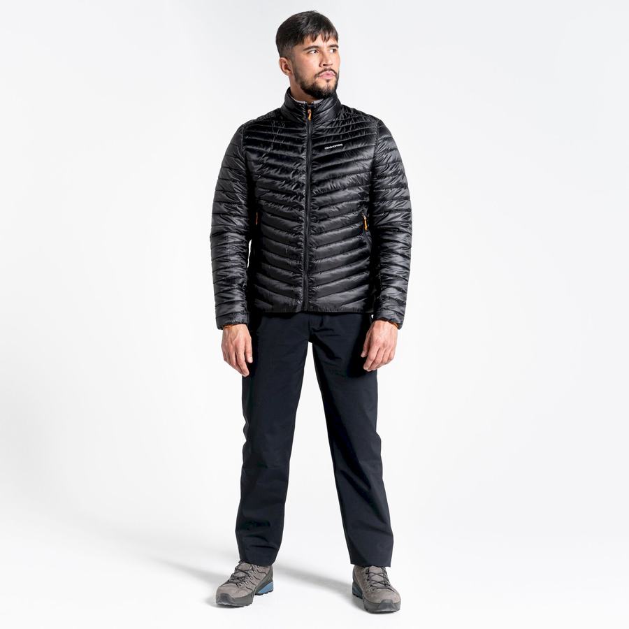 Craghoppers Insulated ExpoLite Miesten Takki Mustat Oranssi | DCQ7887NB