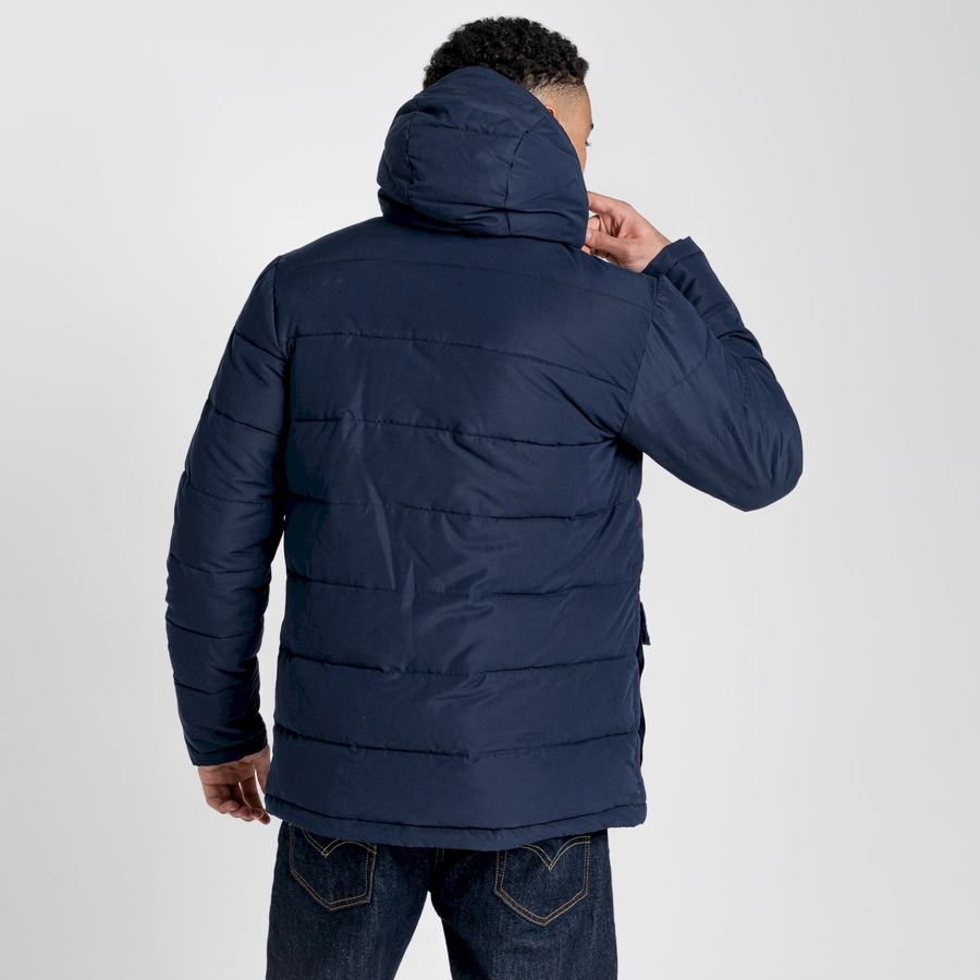 Craghoppers Insulated Trillick Downhike Hupullinen Miesten Takki Laivastonsininen Tummansininen | AEI7366DG