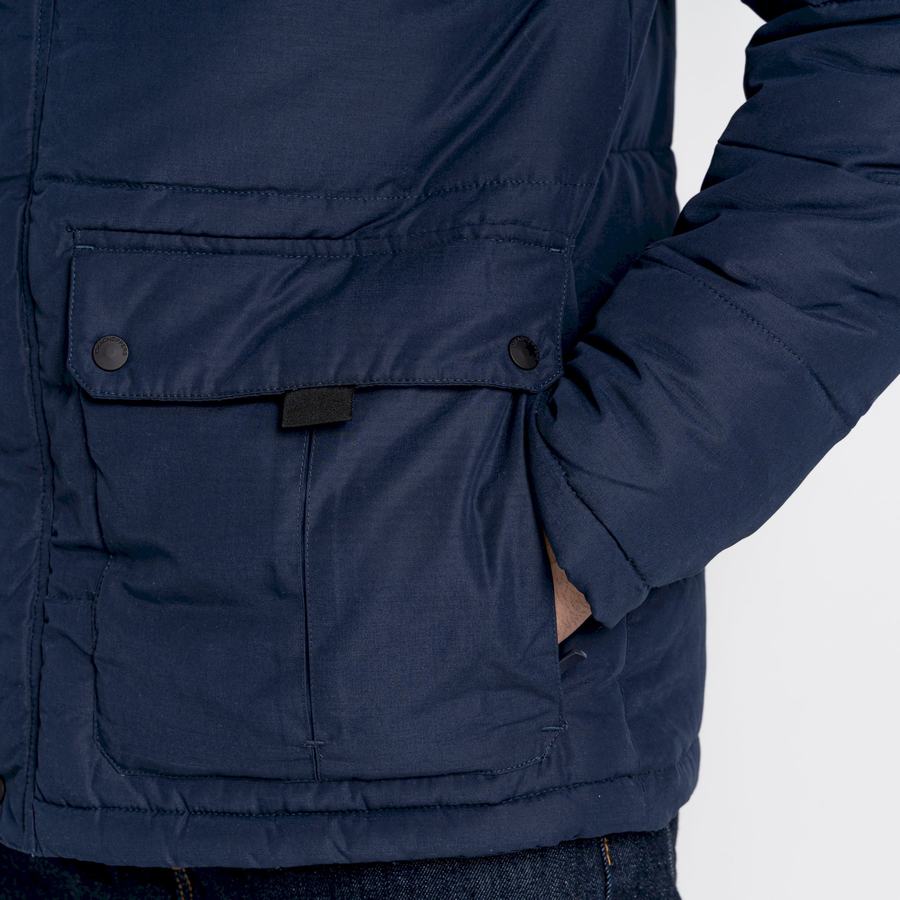 Craghoppers Insulated Trillick Downhike Hupullinen Miesten Takki Laivastonsininen Tummansininen | AEI7366DG