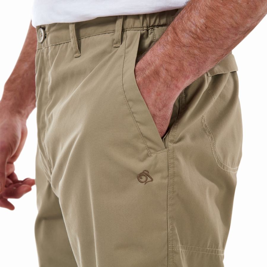 Craghoppers Kiwi Long Miesten Shortsit Khaki | NJF8197MQ