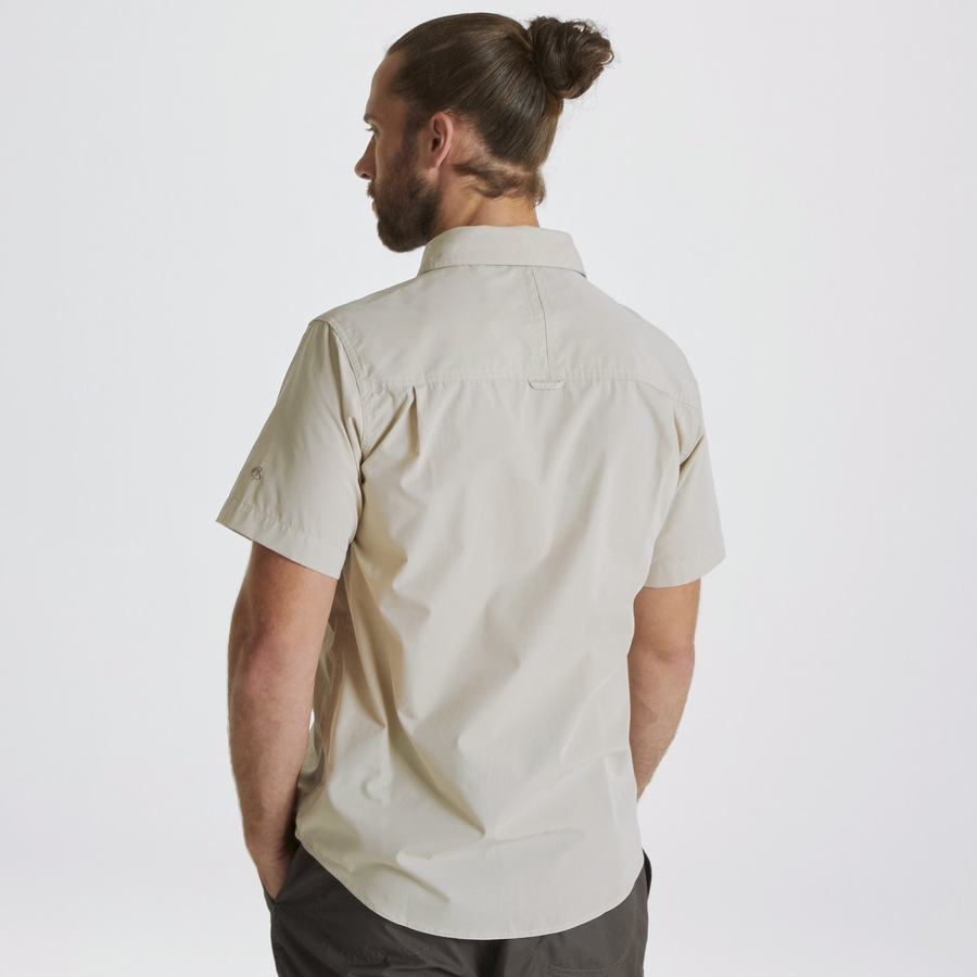 Craghoppers Kiwi Lyhyt Sleeved Miesten Paidat Beige | WYB7664UP