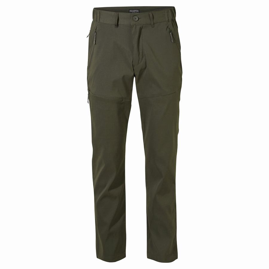 Craghoppers Kiwi Pro II Miesten Housut Tummankhaki | YOA8420UL