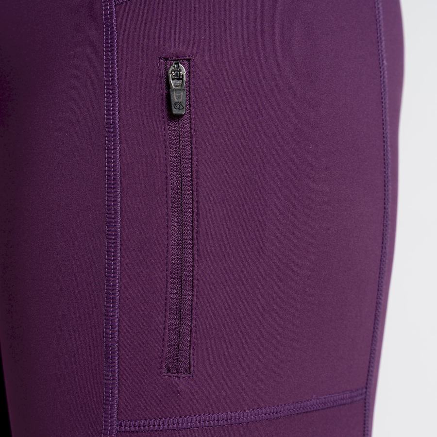 Craghoppers Kiwi Pro Naisten Leggingsit Violetit | BRO4335NP