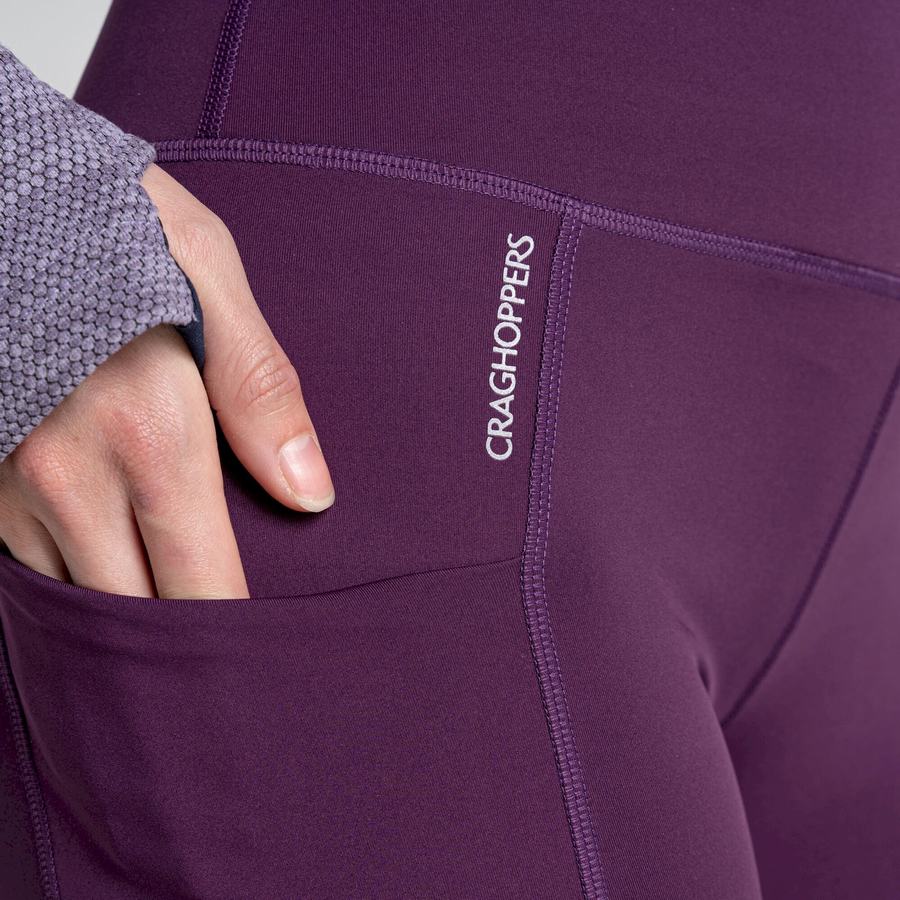 Craghoppers Kiwi Pro Naisten Leggingsit Violetit | BRO4335NP